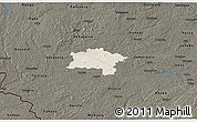 Shaded Relief 3D Map of Urvaste, darken