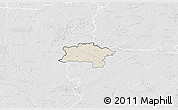 Shaded Relief 3D Map of Urvaste, lighten, desaturated