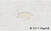Shaded Relief 3D Map of Urvaste, lighten, semi-desaturated