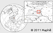Blank Location Map of Urvaste, highlighted parent region
