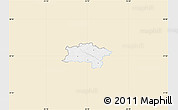 Classic Style Map of Urvaste, single color outside
