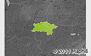 Physical Map of Urvaste, darken, desaturated