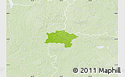 Physical Map of Urvaste, lighten