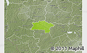 Physical Map of Urvaste, semi-desaturated