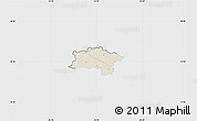 Shaded Relief Map of Urvaste, single color outside