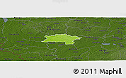 Physical Panoramic Map of Urvaste, darken