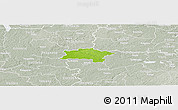 Physical Panoramic Map of Urvaste, lighten, semi-desaturated