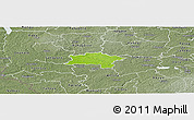 Physical Panoramic Map of Urvaste, semi-desaturated