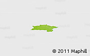 Physical Panoramic Map of Urvaste, single color outside