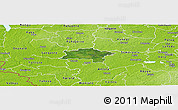 Satellite Panoramic Map of Urvaste, physical outside