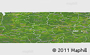Satellite Panoramic Map of Urvaste