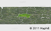Satellite Panoramic Map of Urvaste, semi-desaturated