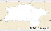 Classic Style Simple Map of Urvaste, single color outside
