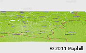 Physical Panoramic Map of Vastseliina