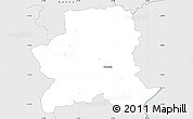Silver Style Simple Map of Vastseliina
