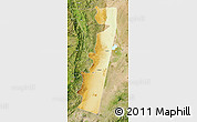 Physical Map of Afar_Five, satellite outside