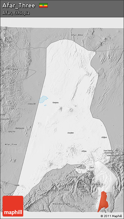 Gray 3D Map of Afar_Three