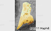 Physical 3D Map of Afar_Three, darken, desaturated