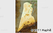 Physical 3D Map of Afar_Three, darken