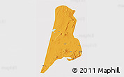 Political 3D Map of Afar_Three, cropped outside