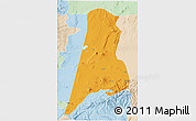 Political 3D Map of Afar_Three, lighten
