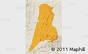 Political 3D Map of Afar_Three, shaded relief outside