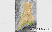 Satellite 3D Map of Afar_Three, desaturated