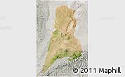 Satellite 3D Map of Afar_Three, lighten, semi-desaturated