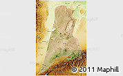 Satellite 3D Map of Afar_Three, physical outside