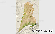 Satellite 3D Map of Afar_Three, shaded relief outside