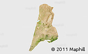 Satellite 3D Map of Afar_Three, single color outside