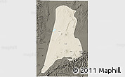 Shaded Relief 3D Map of Afar_Three, darken