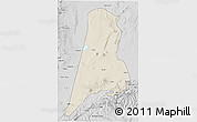 Shaded Relief 3D Map of Afar_Three, desaturated