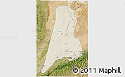 Shaded Relief 3D Map of Afar_Three, satellite outside