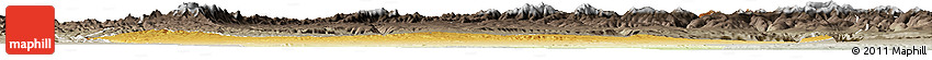Physical Horizon Map of Afar_Three, semi-desaturated