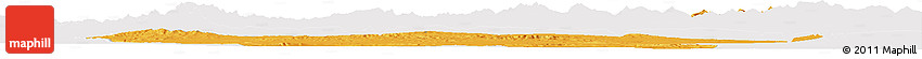 Political Horizon Map of Afar_Three, single color outside