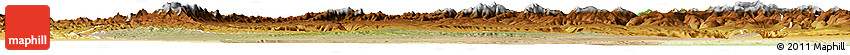 Satellite Horizon Map of Afar_Three, physical outside