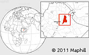 Blank Location Map of Afar_Three