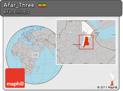 Gray Location Map of Afar_Three, highlighted parent region