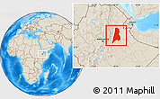 Shaded Relief Location Map of Afar_Three