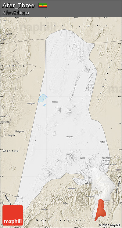 Classic Style Map of Afar_Three