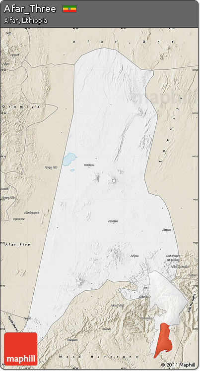 Classic Style Map of Afar_Three