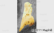 Physical Map of Afar_Three, darken, desaturated