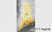 Physical Map of Afar_Three, desaturated