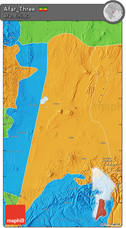 Political Map of Afar_Three