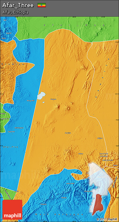 Political Map of Afar_Three