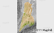 Satellite Map of Afar_Three, desaturated