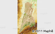 Satellite Map of Afar_Three, physical outside