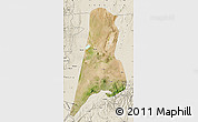 Satellite Map of Afar_Three, shaded relief outside