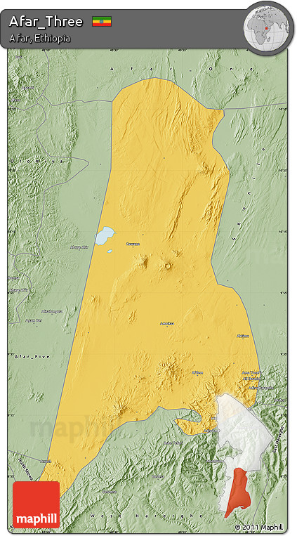 Savanna Style Map of Afar_Three